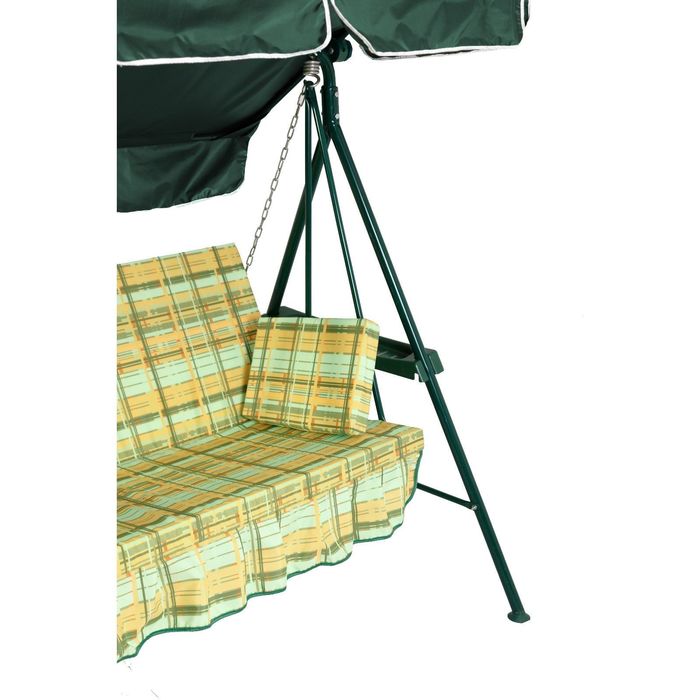 Качели садовые "Стандарт 2" светлая клетка