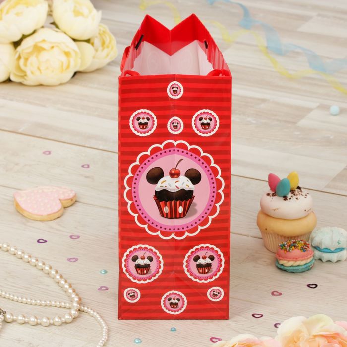 Пакет ламинированный вертикальный "Сладкого праздника", Минни Маус, 23 х 27 х 11.5 см