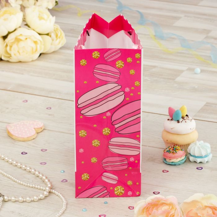 Пакет ламинированный вертикальный "С Днем рождения", Коты аристократы, 31 х 40 х 11 см