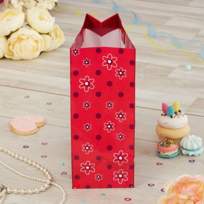 Пакет ламинированный вертикальный "С Днем рождения, чудесная девочка!", Коты аристократы, 18 х 23 х 10 см