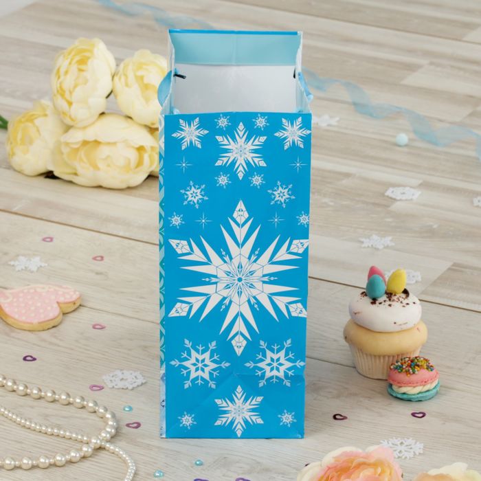 Пакет ламинированный вертикальный "С Днем рождения", Холодное сердце, 18 х 23 х 10 см