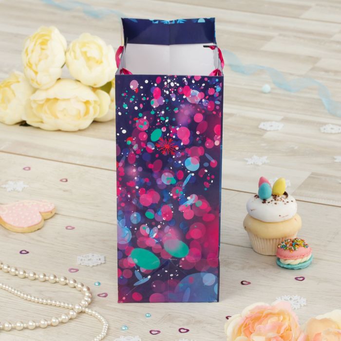 Пакет ламинированный вертикальный "С Днем рождения!", Холодное сердце, 31 х 40 х 11 см