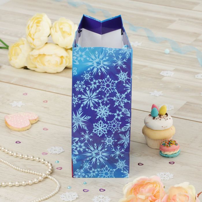 Пакет ламинированный вертикальный "Самый лучший подарок!", Холодное сердце, 18 х 23 х 10 см