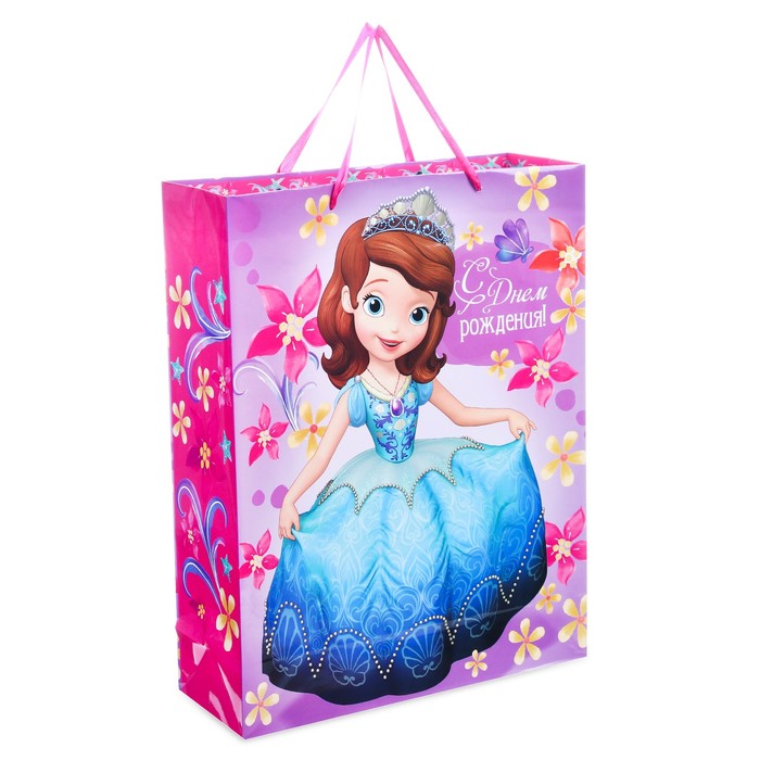 Пакет ламинированный вертикальный "Самая милая принцесса", София Прекрасная, 18 х 23 х 10 см