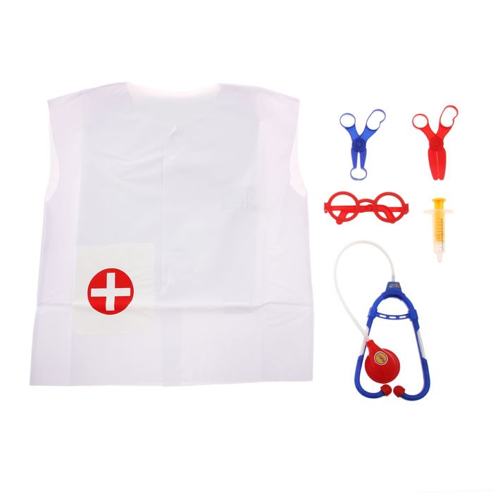 Набор доктора с халатиком "Будь здоров!", 6 предметов