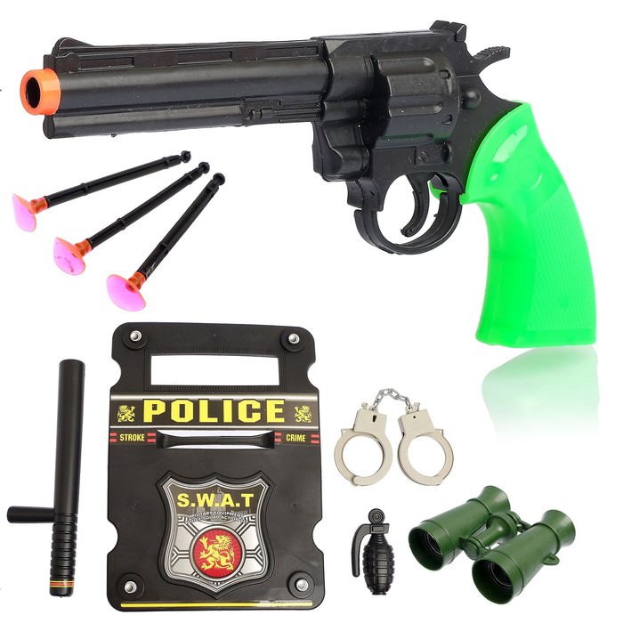 Набор полицейского "Спецназовец", 9 предметов