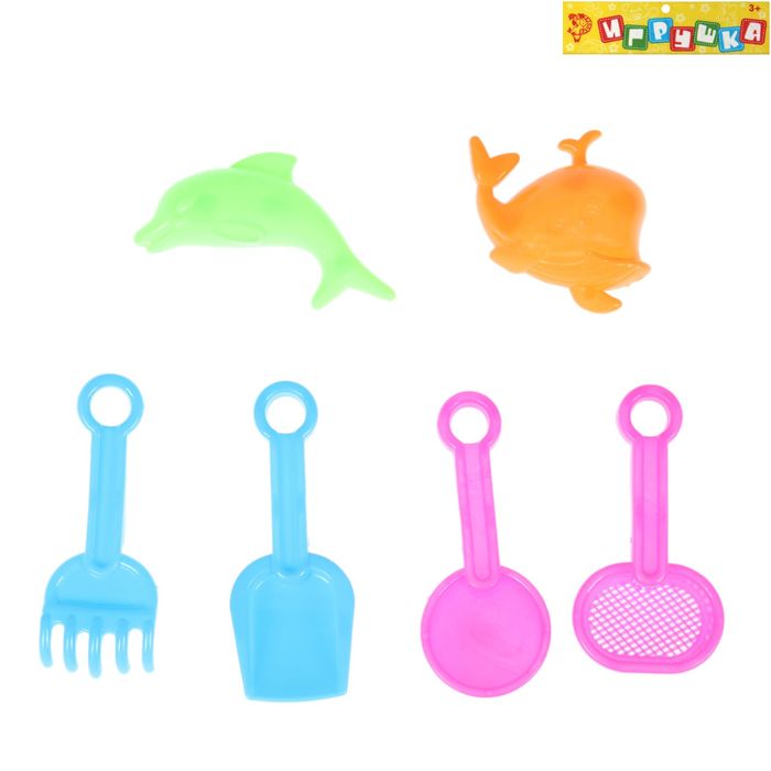 Набор для кинетического песка, 6 предметов