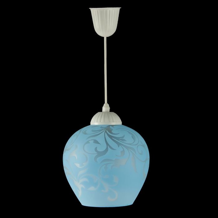 Светильник Ладера "Альтея" 1 лампа E27 40Вт синий д.200