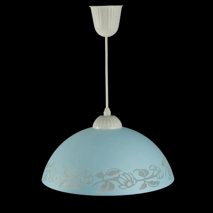 Светильник  Колпак "Лакресси" 1 лампа E27 40Вт синий  д.300