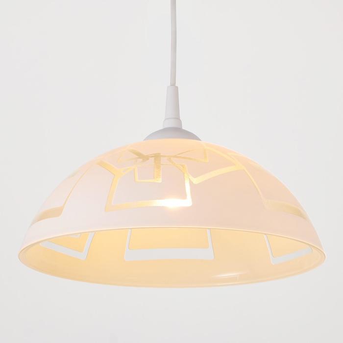 Светильник Колпак "Клесси" 1 лампа E27 40Вт белый д.300