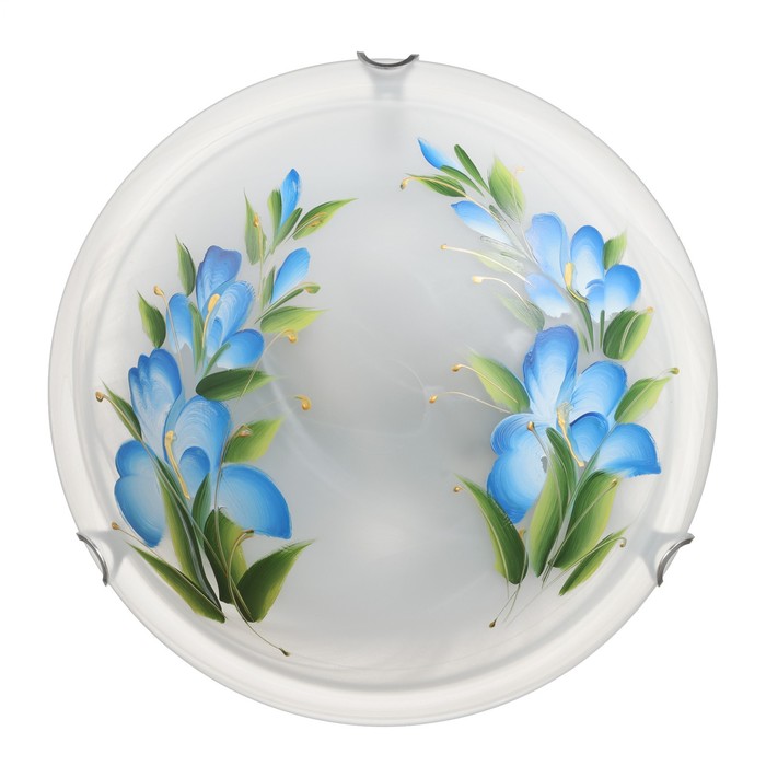 Светильник настенно-потолочный Дюна "Лилия" 2 лампы E27 40Вт белый