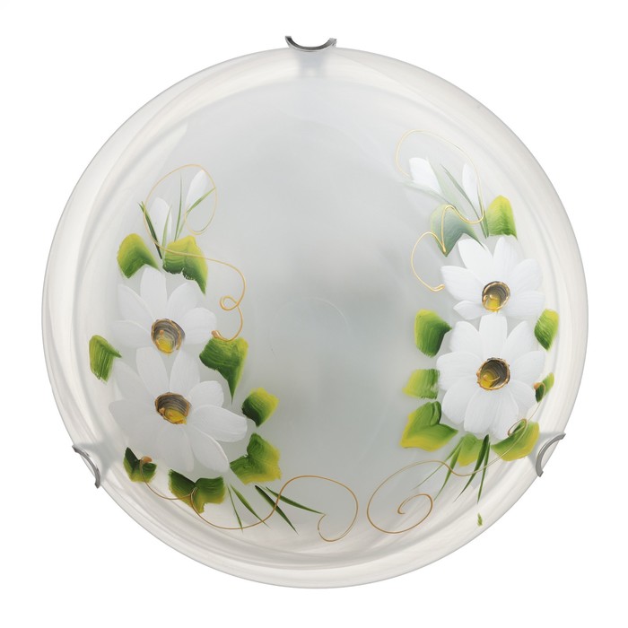 Светильник настенно-потолочный Дюна "Ромашка" 2 лампы E27 40Вт белый