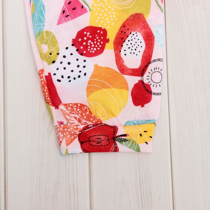 Пижама женская (футболка, брюки) MK2606/01 цвет белый, р-р 52, рост 158-164