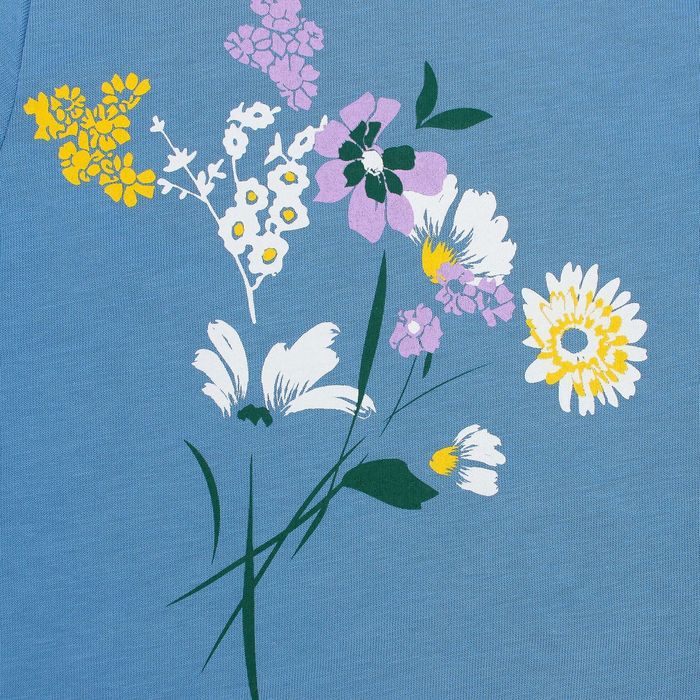 Пижама женская (футболка, бриджи) MK2750/01 цвет голубой, р-р 52, рост 158-164