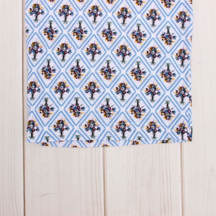 Пижама женская (футболка, бриджи) MK2750/01 цвет голубой, р-р 52, рост 158-164