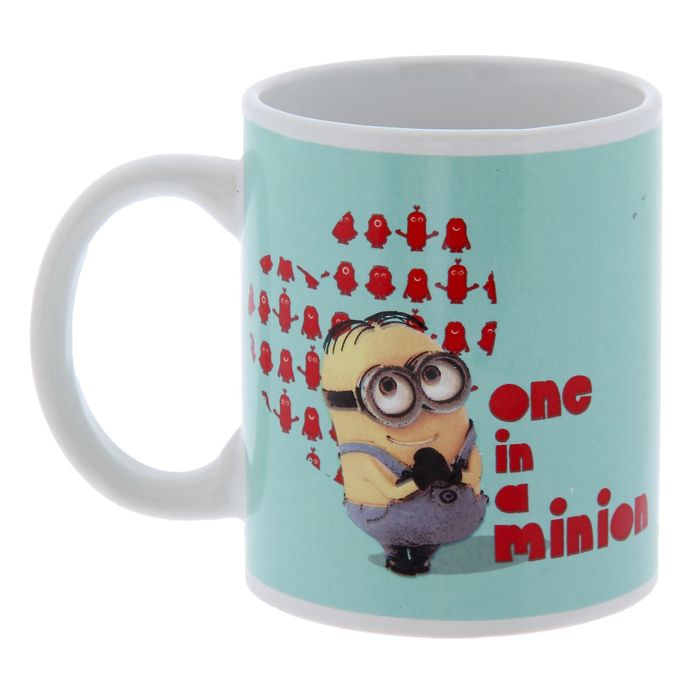 Кружка 340 мл "Миньоны", рисунок МИКС