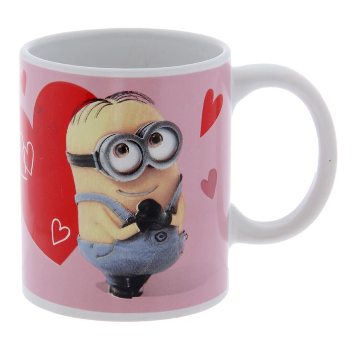 Кружка 340 мл "Миньоны", рисунок МИКС