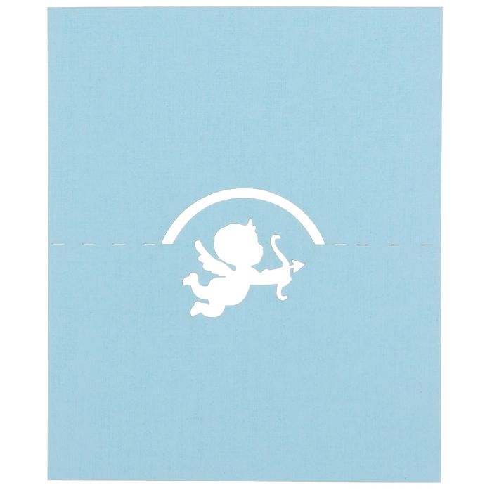 Набор заготовок для рассадочных карточек "Амур" 5шт, KR-008 (голубой)