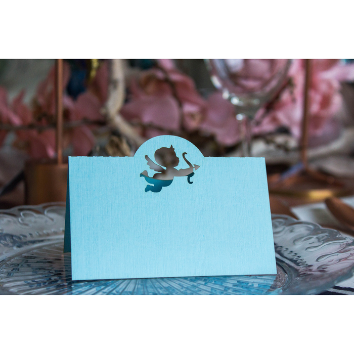 Набор заготовок для рассадочных карточек "Амур" 5шт, KR-008 (голубой)
