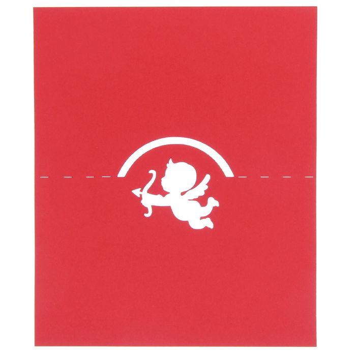 Набор заготовок для рассадочных карточек "Амур" 5шт, KR-008 (красный)