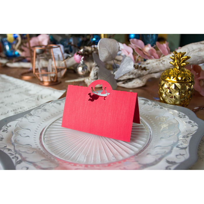 Набор заготовок для рассадочных карточек "Амур" 5шт, KR-008 (красный)