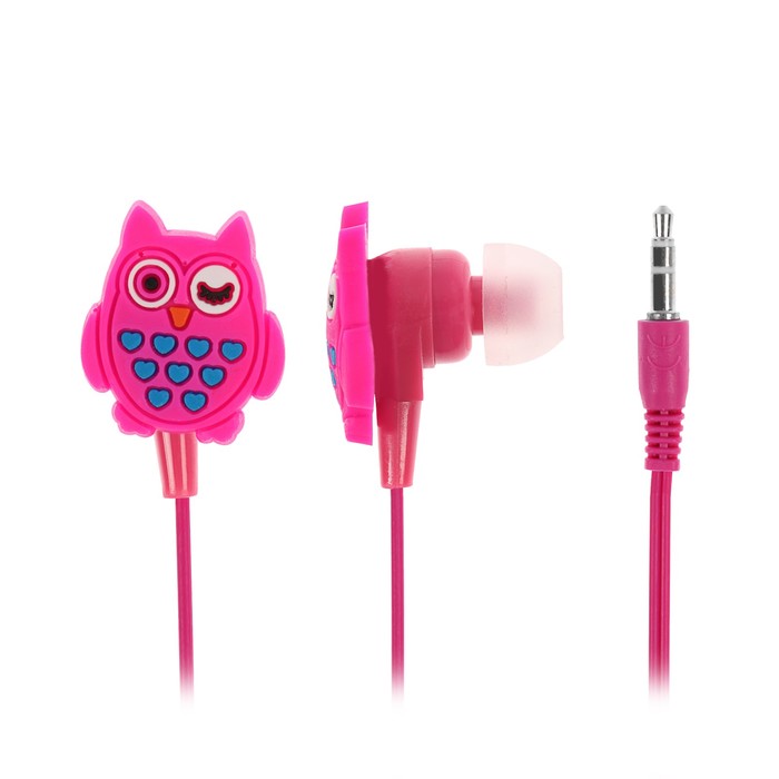 Наушники Luazon "Сова", вакуумные, МИКС