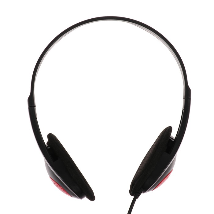 Наушники накладные LuazON LV-144, микрофон на проводе, черные