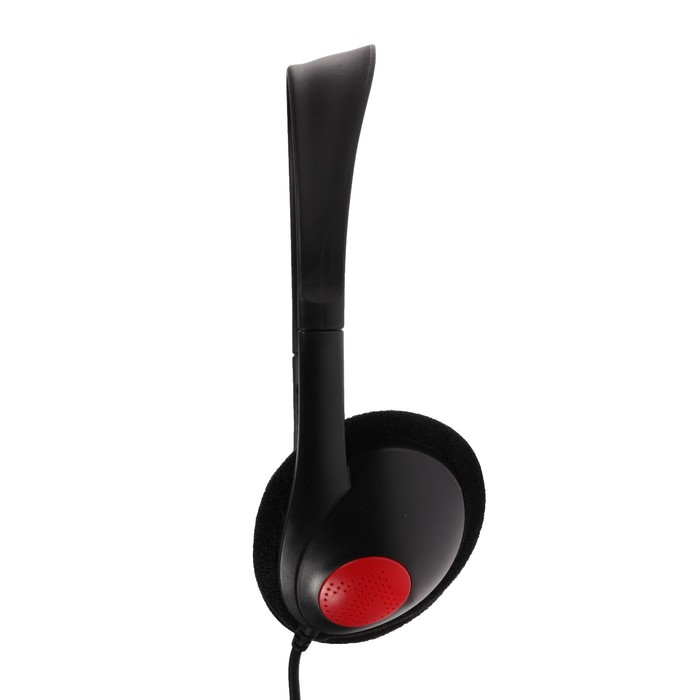 Наушники накладные LuazON LV-144, микрофон на проводе, черные