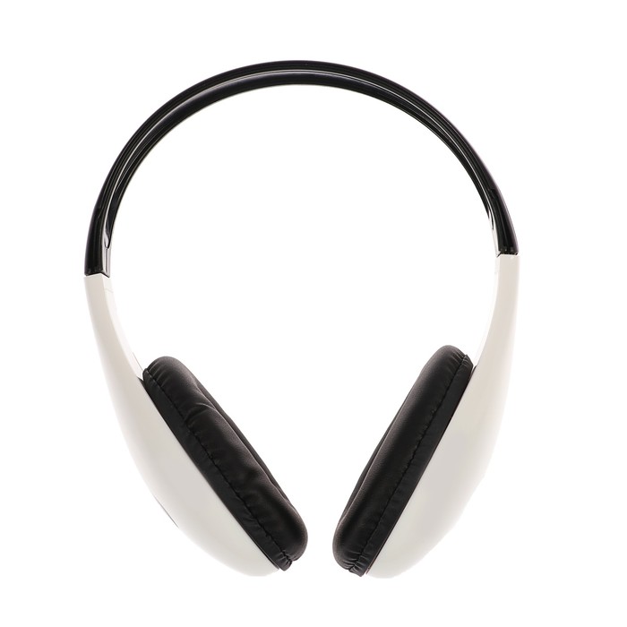 Наушники накладные LuazON LV-147, глянцевые, съемный провод 1,2м, белые