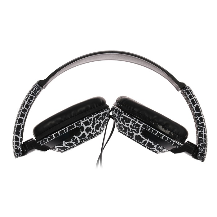 Наушники накладные LuazON LV-148, микрофон на проводе, черные