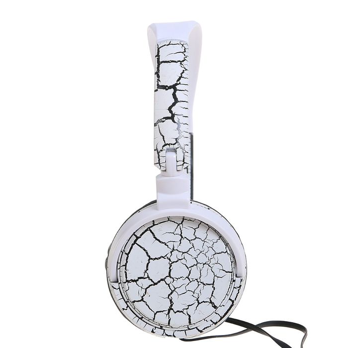 Наушники накладные LuazON LV-149, микрофон на проводе, белые