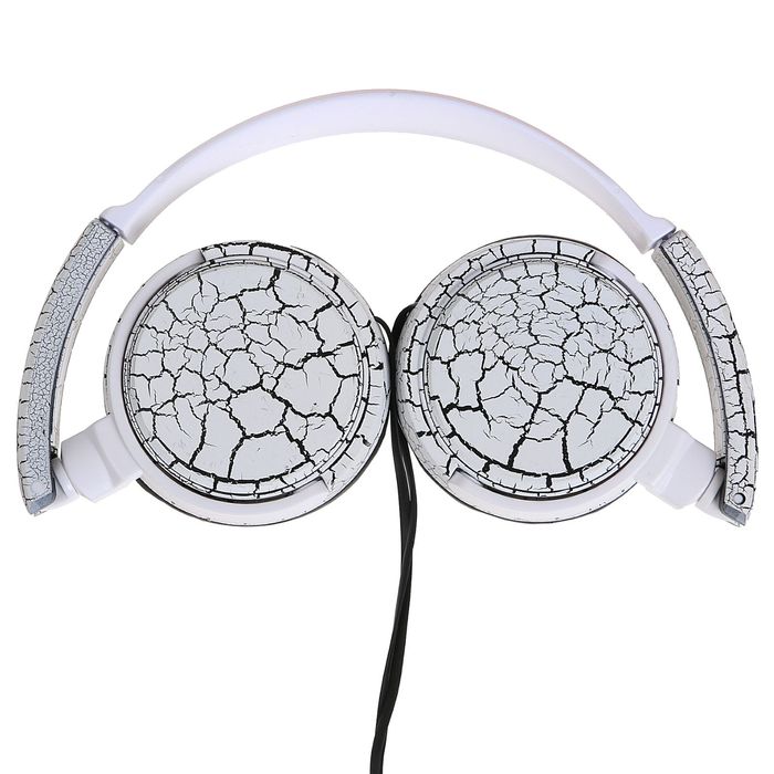 Наушники накладные LuazON LV-149, микрофон на проводе, белые