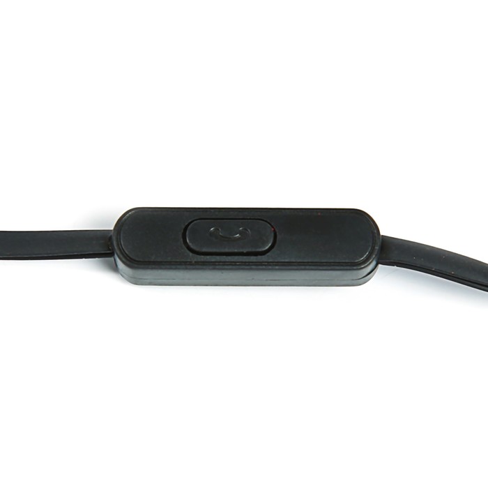 Наушники накладные LuazON LV-150, микрофон на проводе, красно/черные