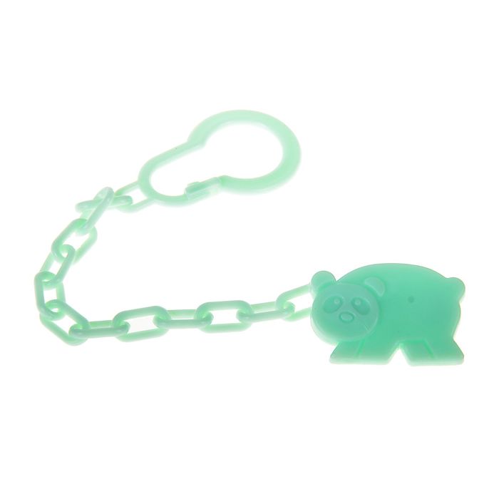 Прищепка для пустышки на цепочке, МИКС