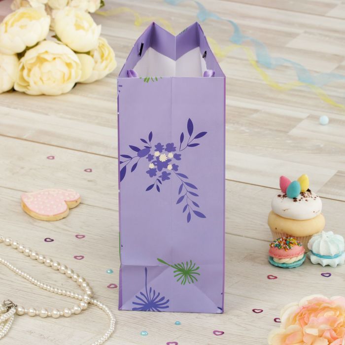 Пакет ламинированный вертикальный "С Днем Рождения!", Феи, 18 х 23 х 10 см