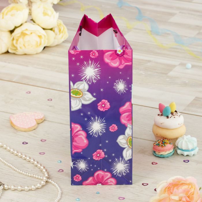 Пакет ламинированный вертикальный "С Днем Рождения!", Феи: Динь Динь, 23 х 27 х 11.5 см