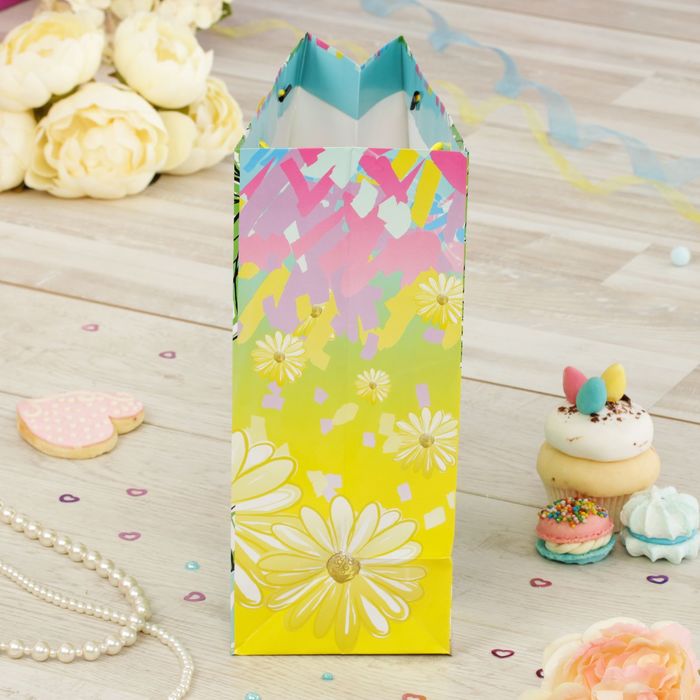 Пакет ламинированный вертикальный "С Днем Рождения, тебя!", Феи: Динь Динь, 23 х 27 х 11.5 см