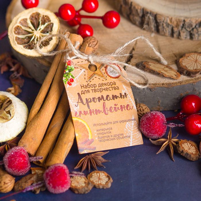 Набор природного декора «Ароматы глинтвейна»,