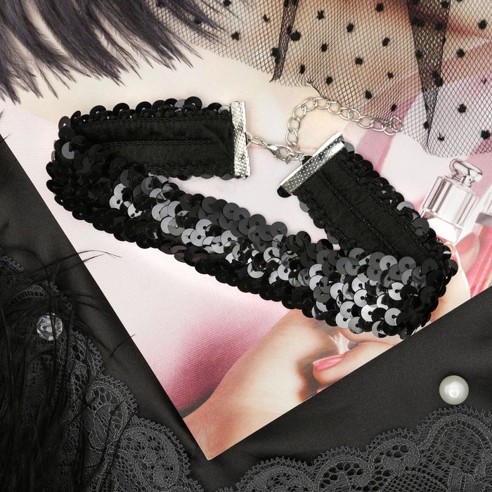 Чокер "Вечеринка", цвет чёрный