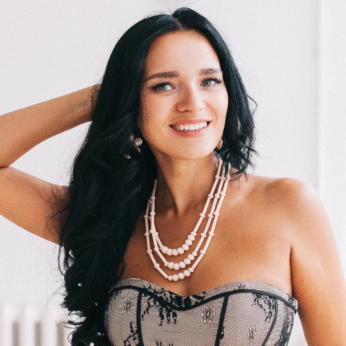 Бусы 3 яруса "Пастель", цвет бежевый, 45см