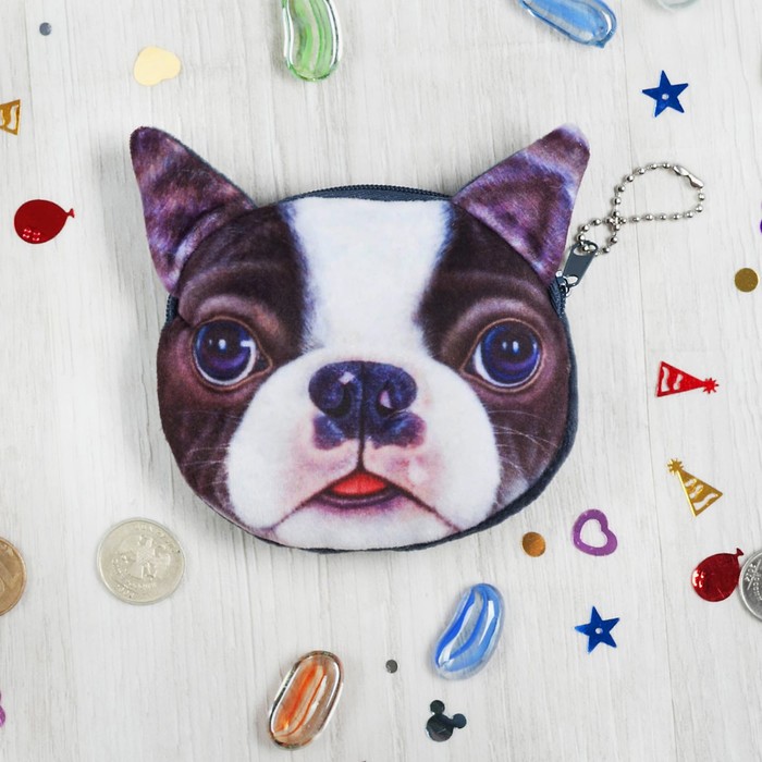 Кошелек "Песик" черный носик