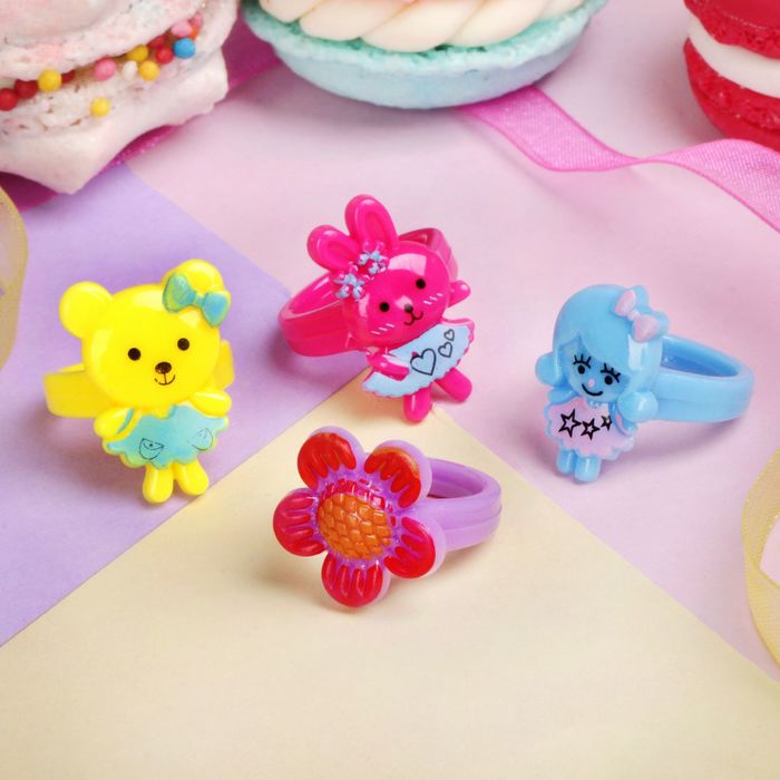 Кольцо детское "Выбражулька" в гостях у сказки, цвет микс, форма микс, безразмерное