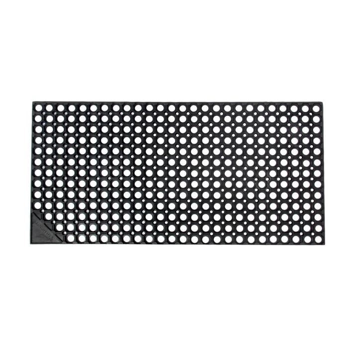 Коврик придверный, резиновый "Shahintex. Ячеистый"