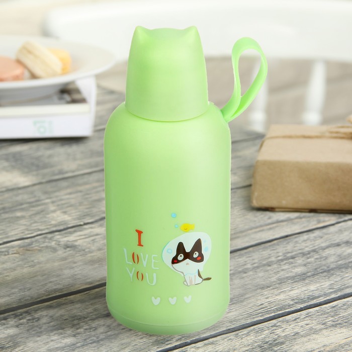 Бутылка 300 мл "Ушки", цвета МИКС