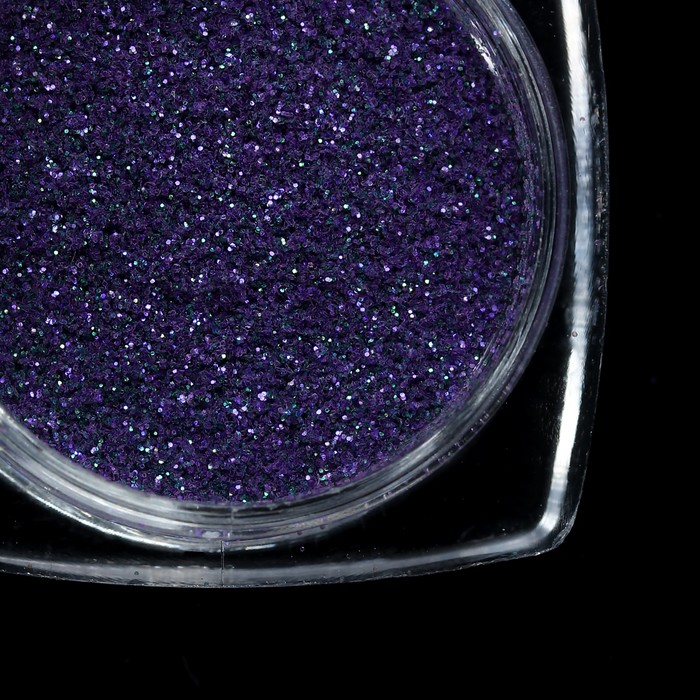 Пыль для декора ногтей, 1гр, цвет фиолетовый