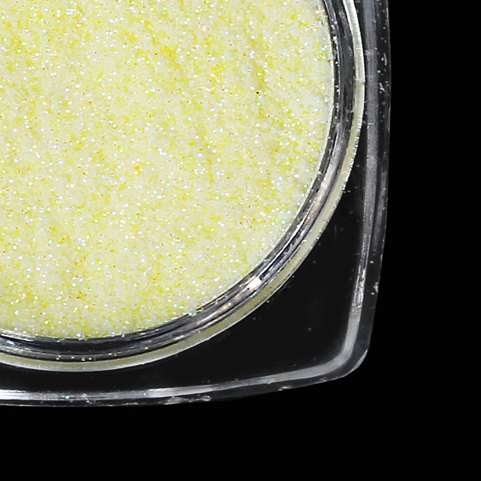 Пыль для декора ногтей, 1гр, цвет светлый жёлтый
