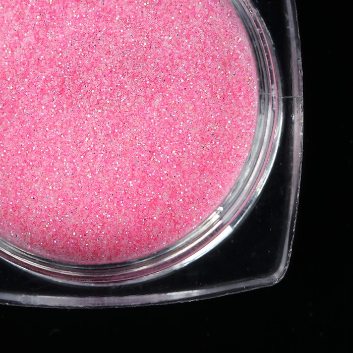 Пыль для декора ногтей, 1гр, цвет розовый