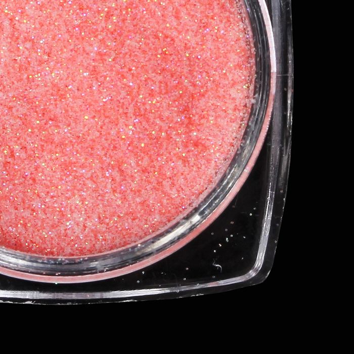 Пыль для декора ногтей, 1гр, цвет персиковый
