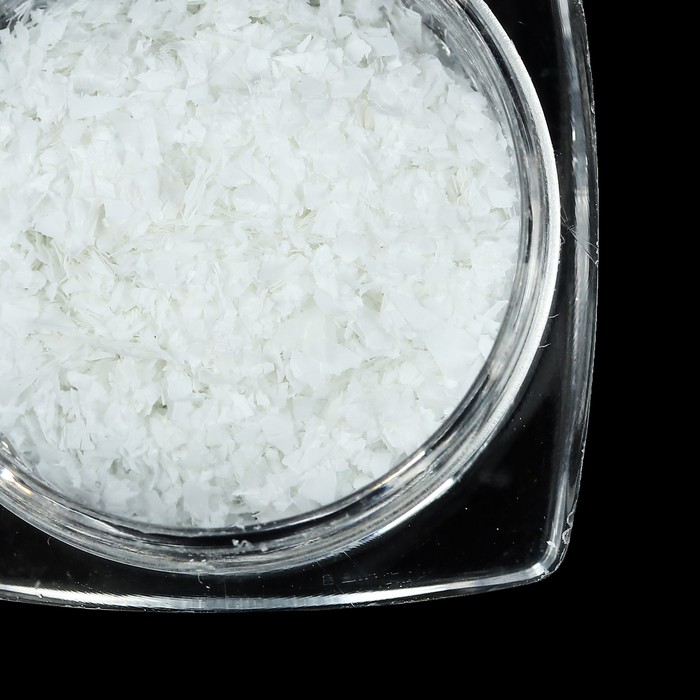 Слюда для декора ногтей, 1гр, цвет белый