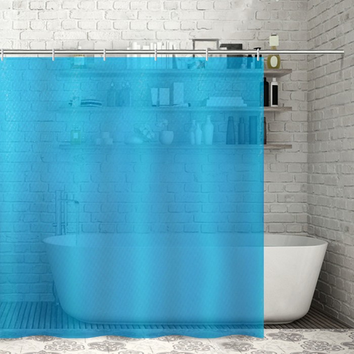 Штора для ванной 180х180 см "Северное сияние", цвет МИКС